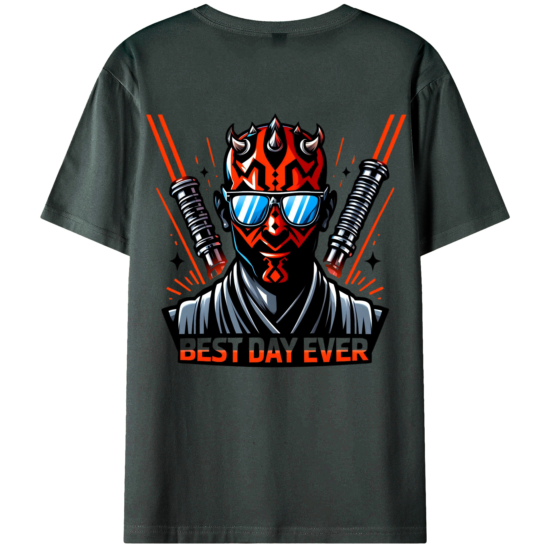 （画像用） スター・ウォーズ Star Wars 綿100％ メンズ半袖Tシャツ（バックプリント） 通気性